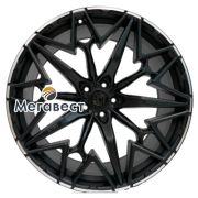 10x22/5x112 ET30 D66,6 ZEUS 2202 (X5/X6/X7/Cullinan) Black matt MR