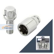 Болт секретный M12x1,25 (52/ 27) конус цинк 4+1 ключ (LS) UB325 BC