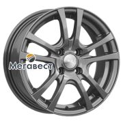 6x15/5x100 ET38 D57,1 Дели (КЛ300) Графит